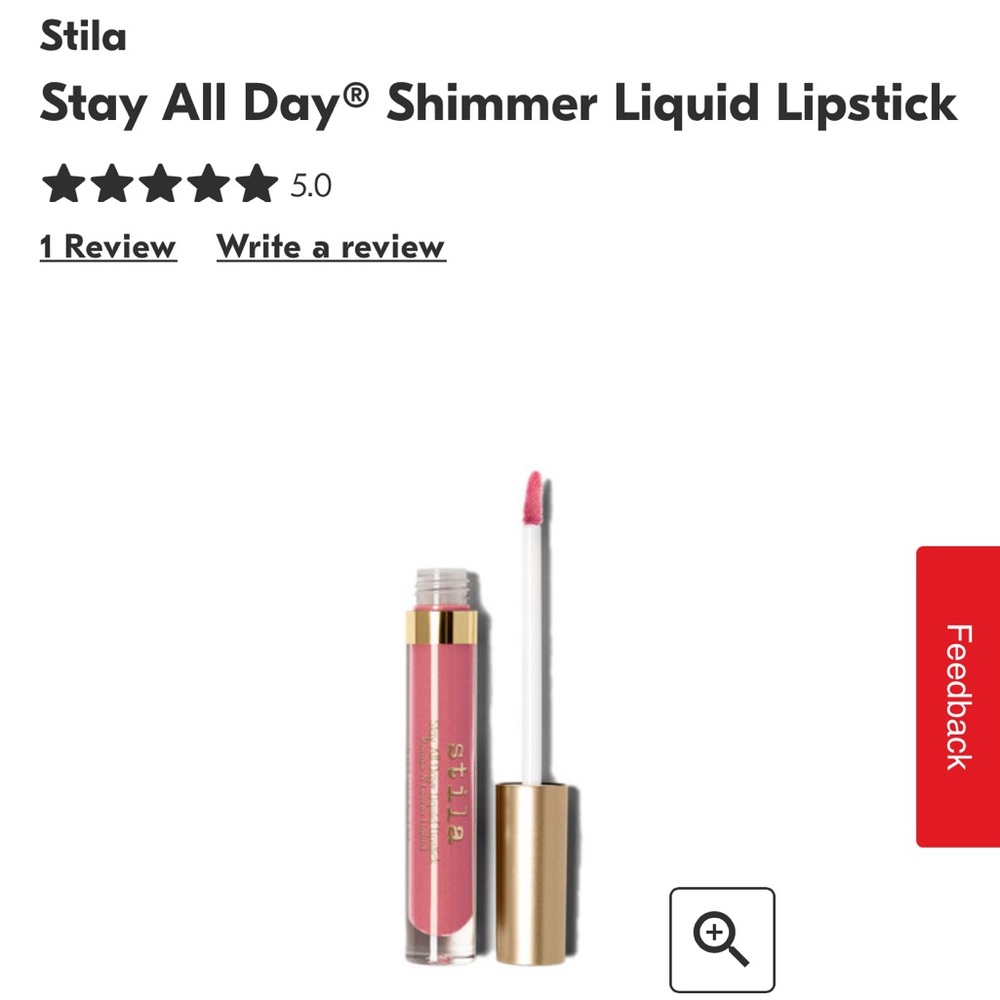 BNWOT Stila All Day Shimmer Liquid Lipstick